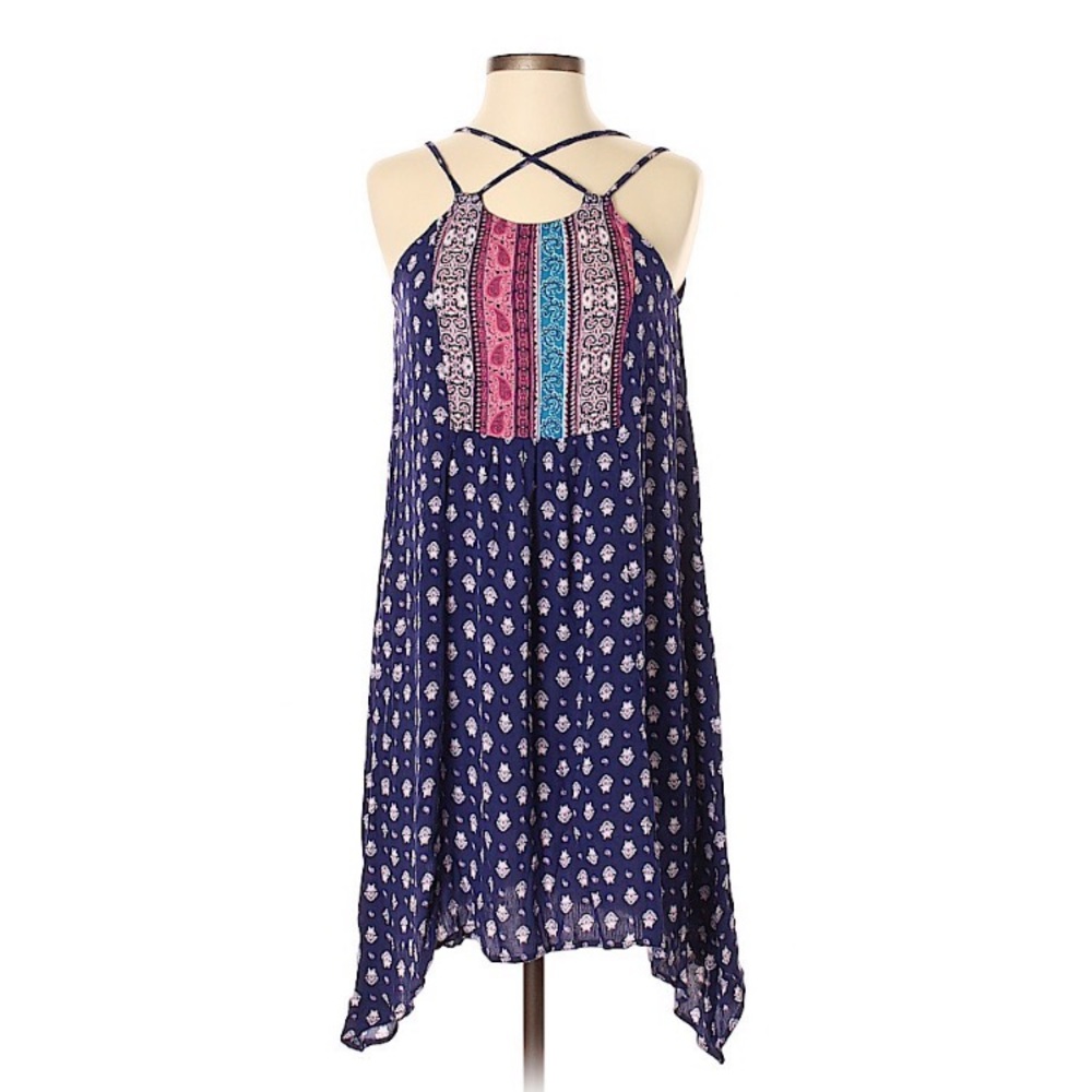 Pink Rose Casual Dress